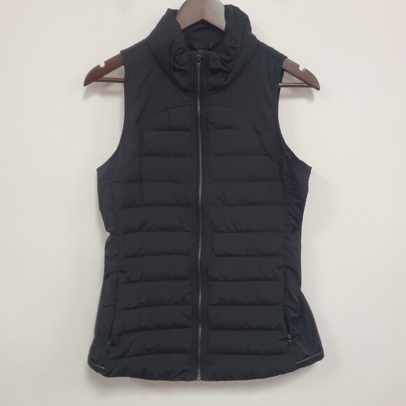 Lululemon Jackets & Blazers - Lululemon Womens Pack It Down 700 Fill Vest Size S Black Lightweight Packable